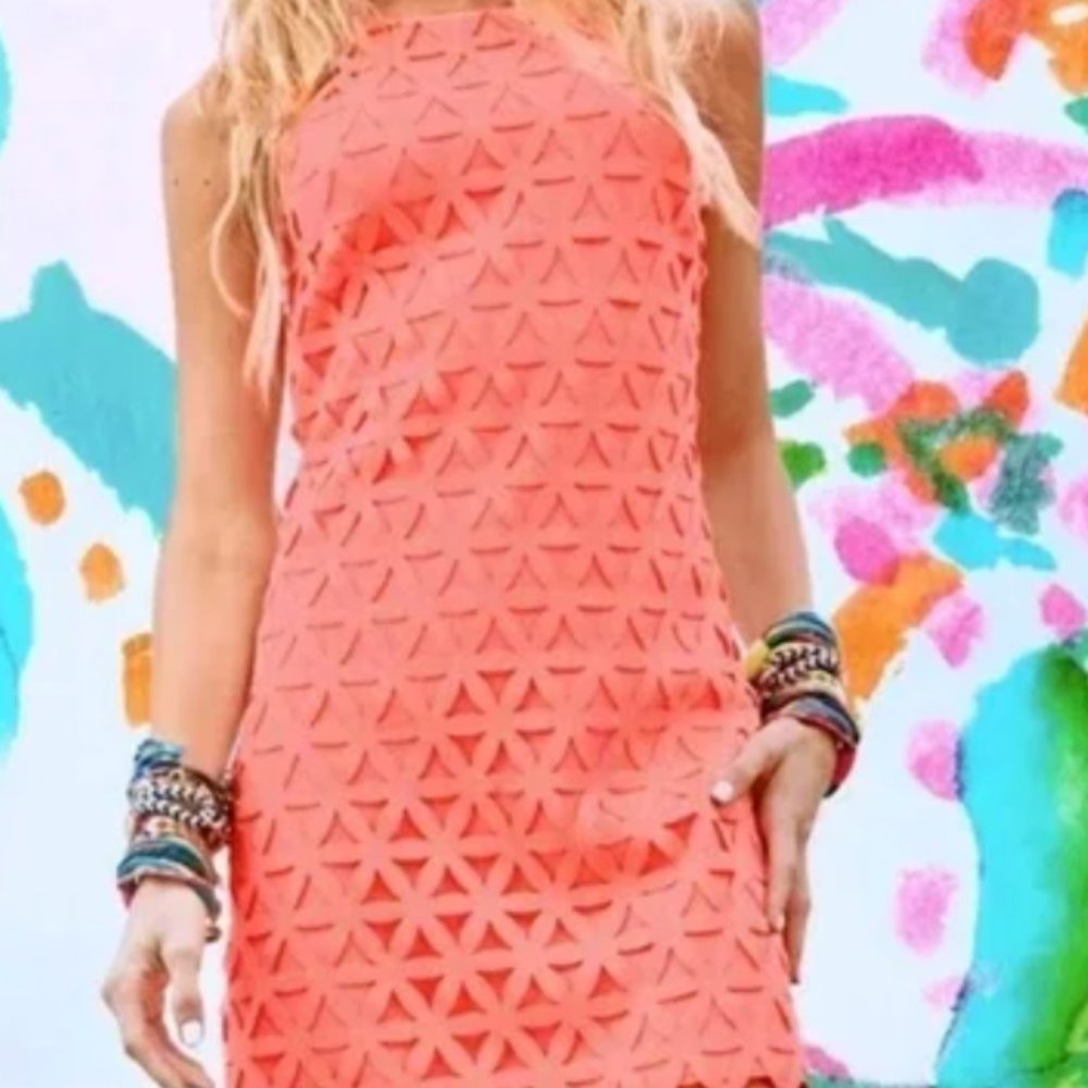 NEW WITH TAGS- Lilly Pulitzer Mango Shift Daisy Laser Cut Size XS